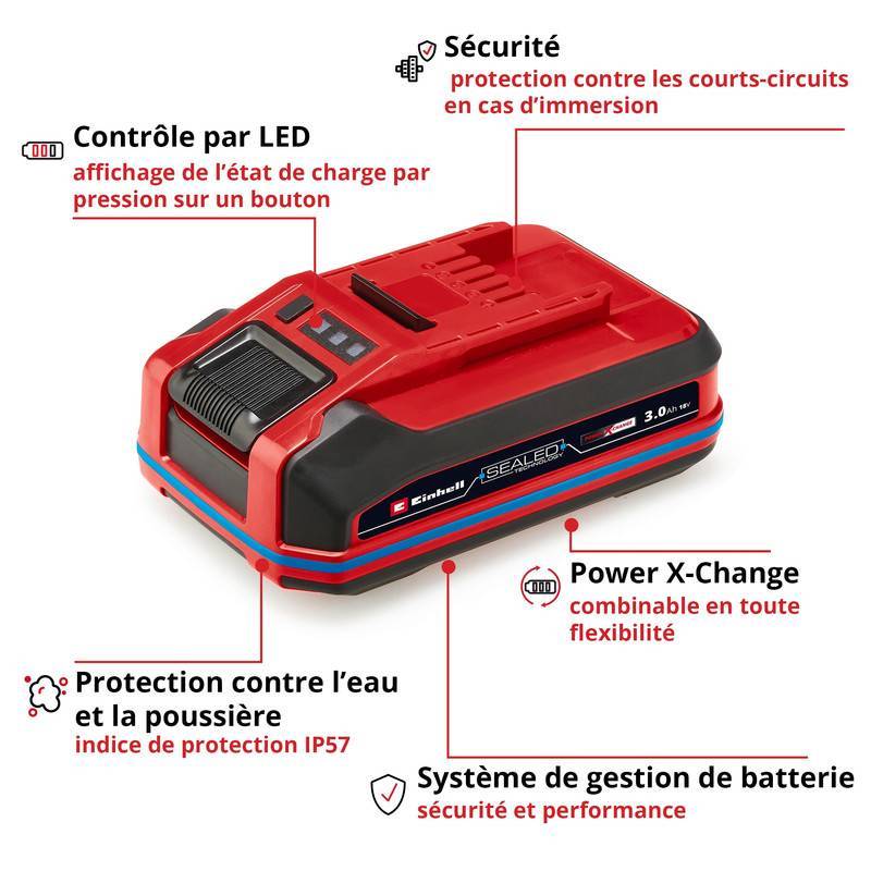 Einhell - Batterie étanche 18V 3,0Ah SEALED PXC Plus Einhell - Image 2