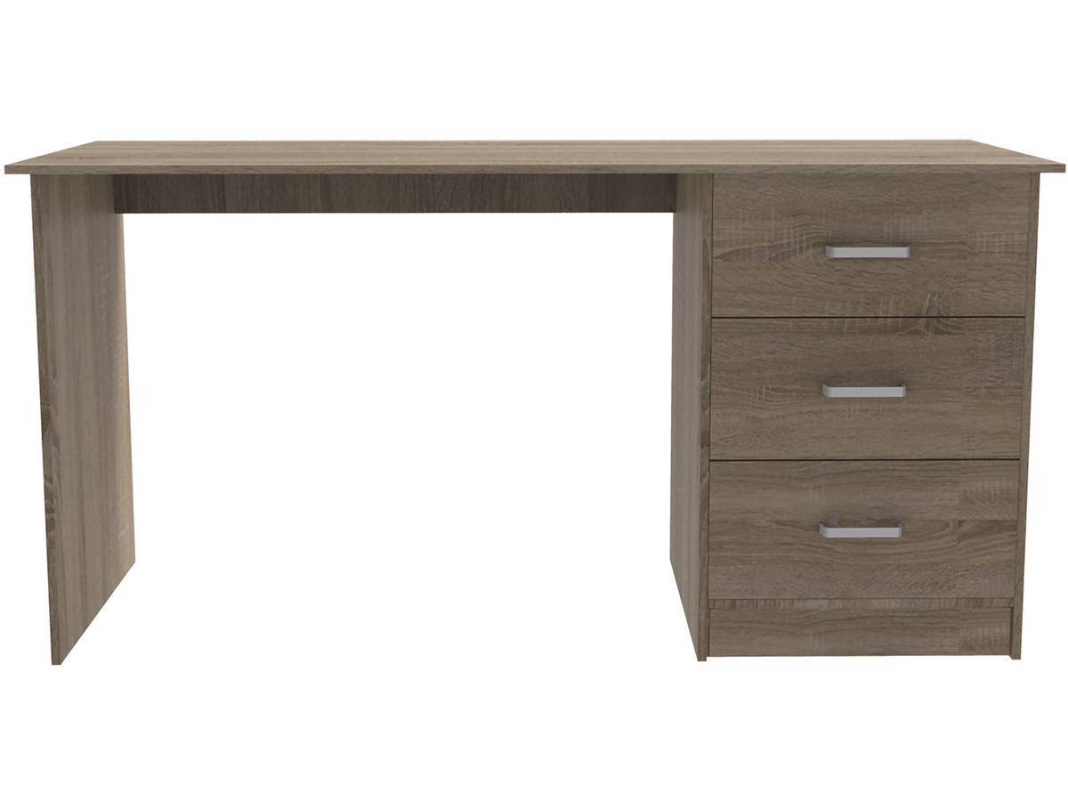 Bureau "laury" - 121 X 55 X 74 Cm - Chêne -habitat Et Jardin - Image 2