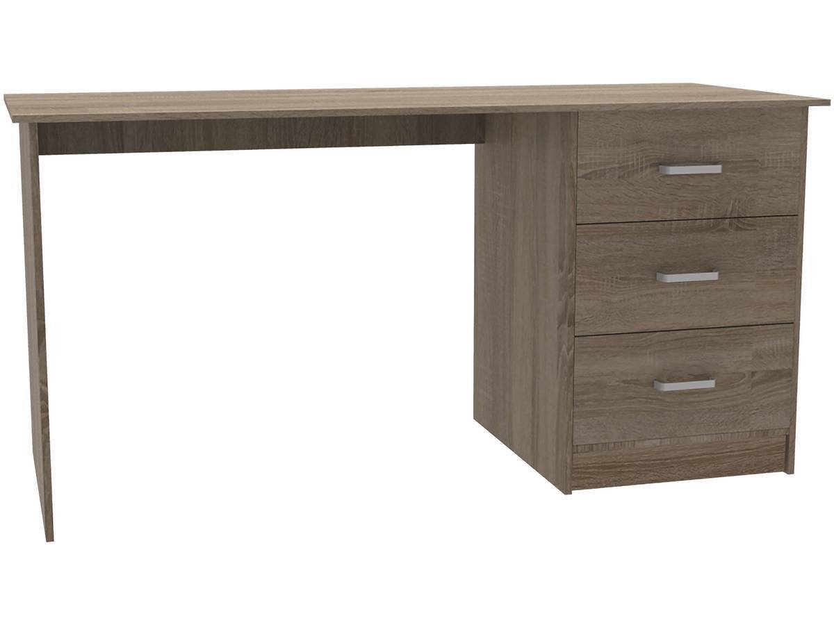 Bureau "laury" - 121 X 55 X 74 Cm - Chêne -habitat Et Jardin - Image 1