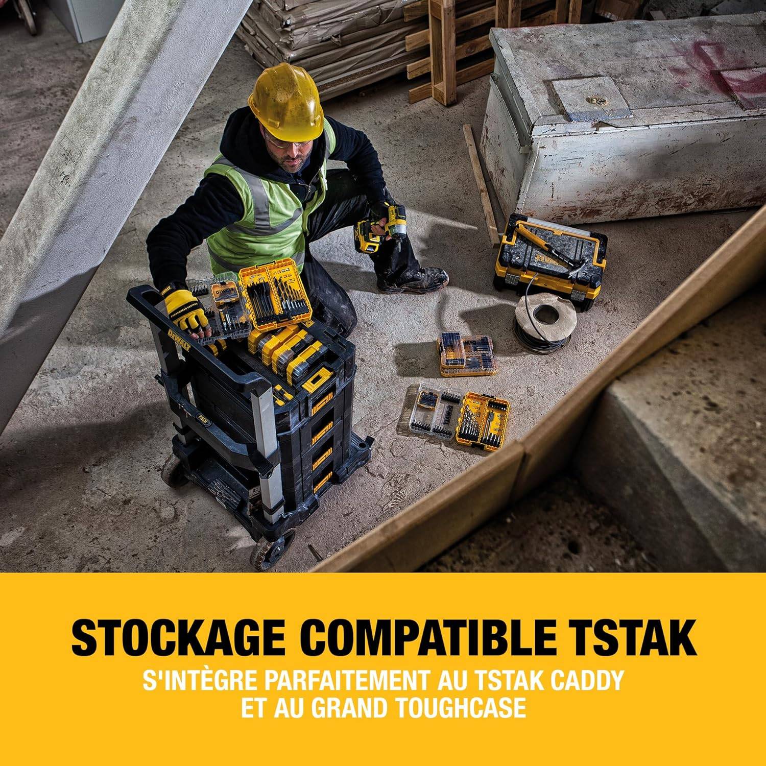 Petit coffret ToughCase de 40 pièces avec embouts - DEWALT - DT70702-QZ - Image 7