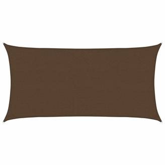 Voile d'ombrage PEHD marron 200 x 350 cm - PANGIVO