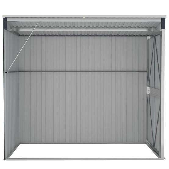 Vidaxl - Abri de jardin mural Anthracite 118x194x178 cm Métal vidaXL 316223 - Image 6