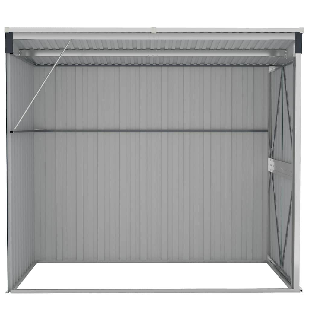 Vidaxl - Abri de jardin mural Anthracite 118x194x178 cm Métal vidaXL 316223 - Image 6