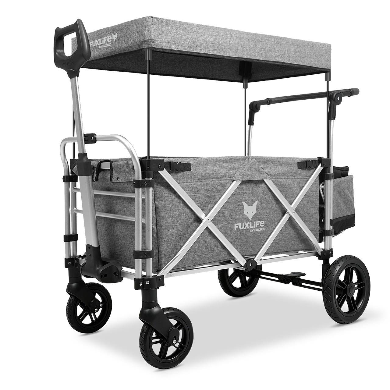FUXTEC - Chariot Pliable Premium FUXLIFE FX-CTL900  avec Toit Solaire & Suspensions - Image 5