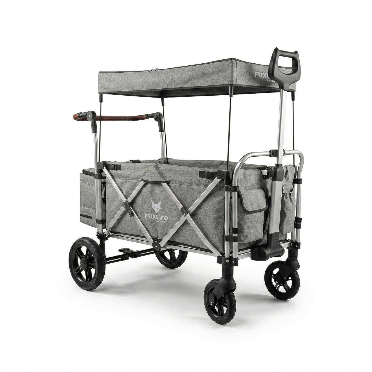 FUXTEC - Chariot Pliable Premium FUXLIFE FX-CTL900  avec Toit Solaire & Suspensions - Image 3
