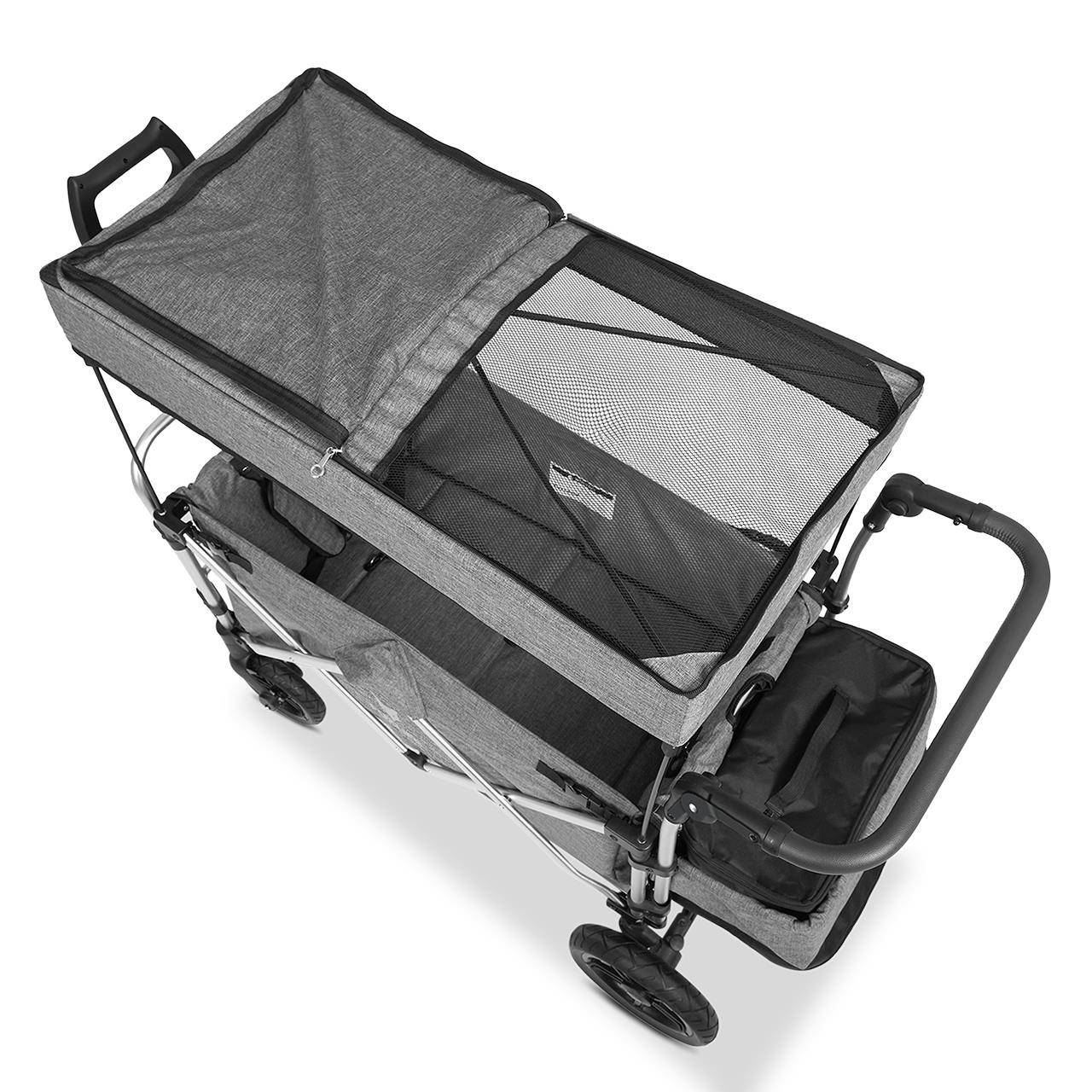 FUXTEC - Chariot Pliable Premium FUXLIFE FX-CTL900  avec Toit Solaire & Suspensions - Image 6