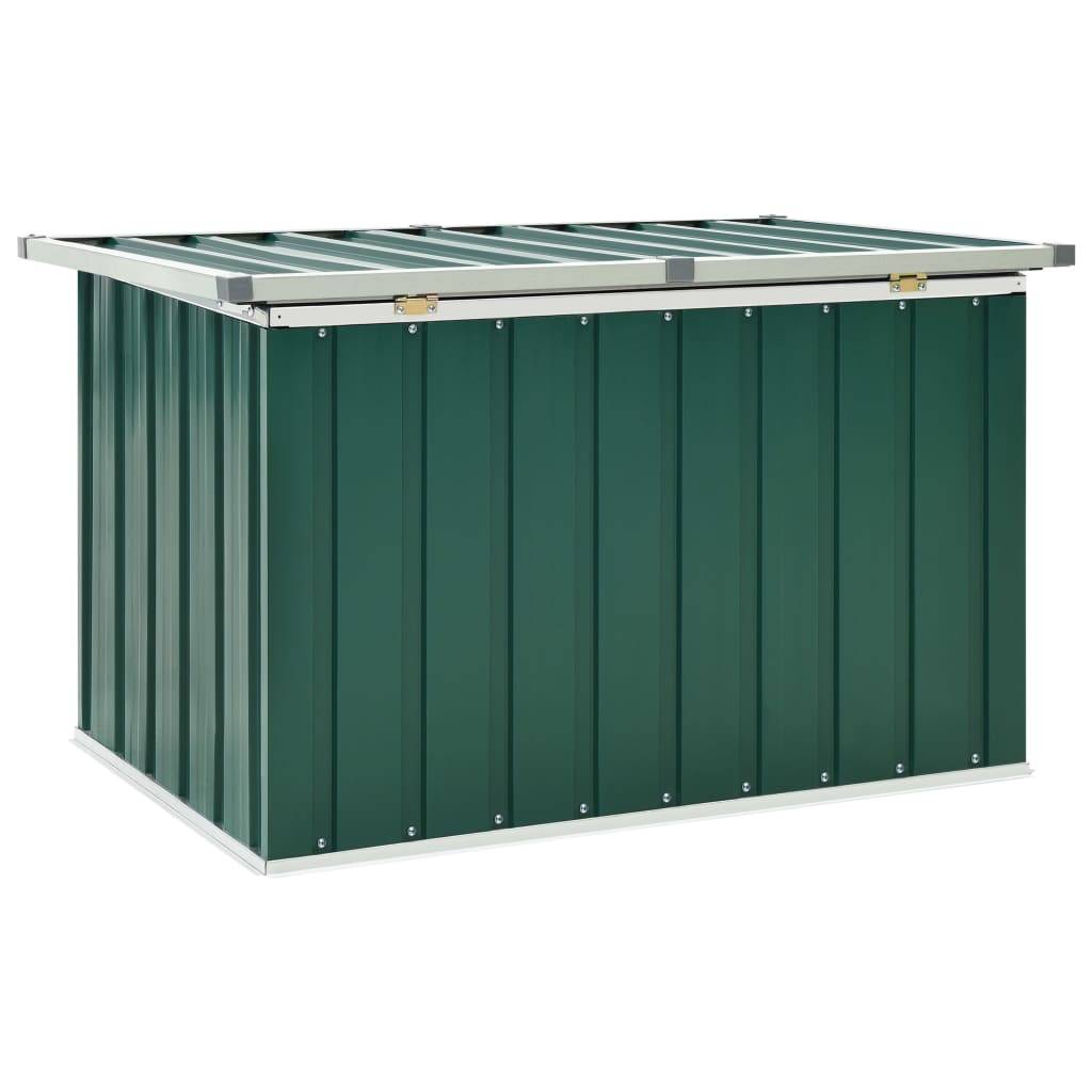 Coffre boîte meuble de jardin rangement 109 x 67 x 65 cm vert - Image 3
