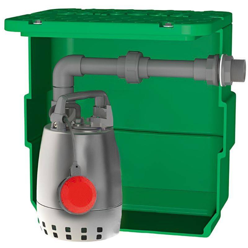 Station de relevage d'eaux claires et légèrement chargées 40L Calpeda CAL40GXVM256 0,25 KW - Monophasé 220V - Jusqu'à 10,2 M3/H - Image 1