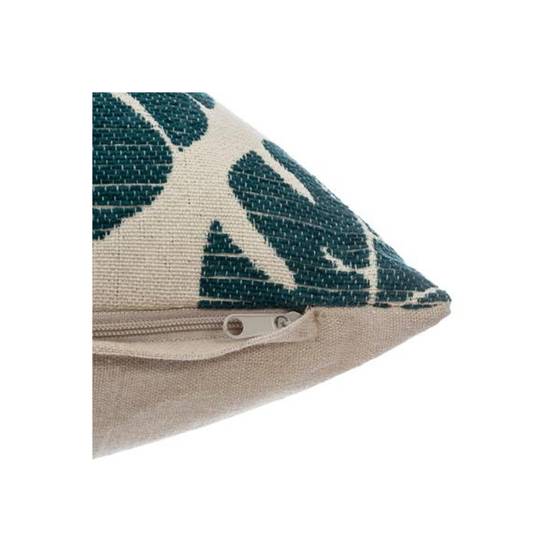 Housse de Coussin "Chen Feuil" 40x40cm Vert - Image 3