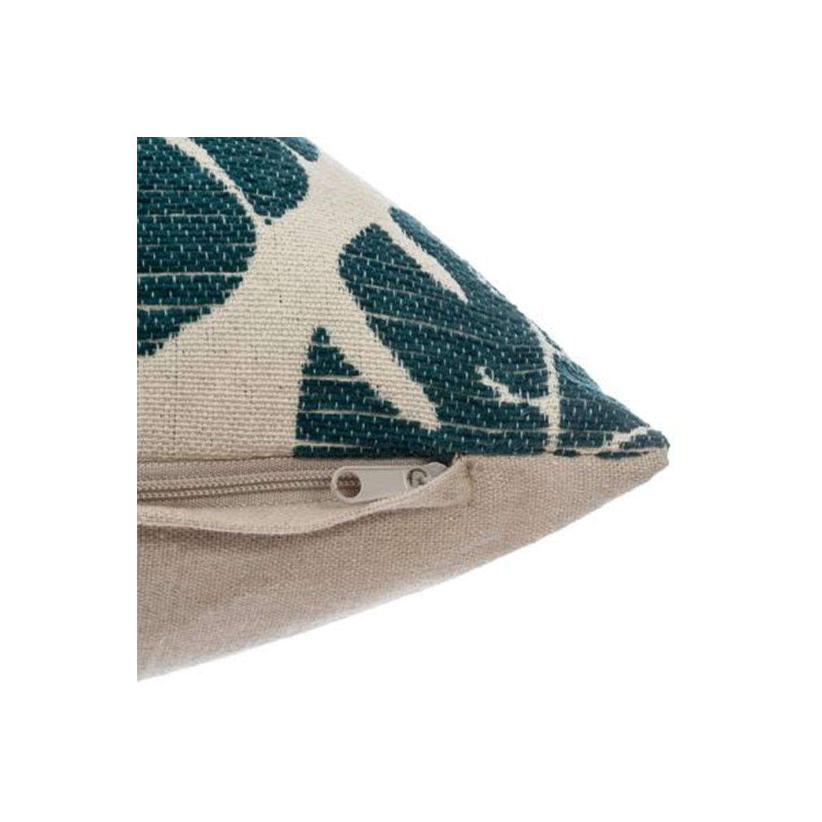Housse de Coussin "Chen Feuil" 40x40cm Vert - Image 3