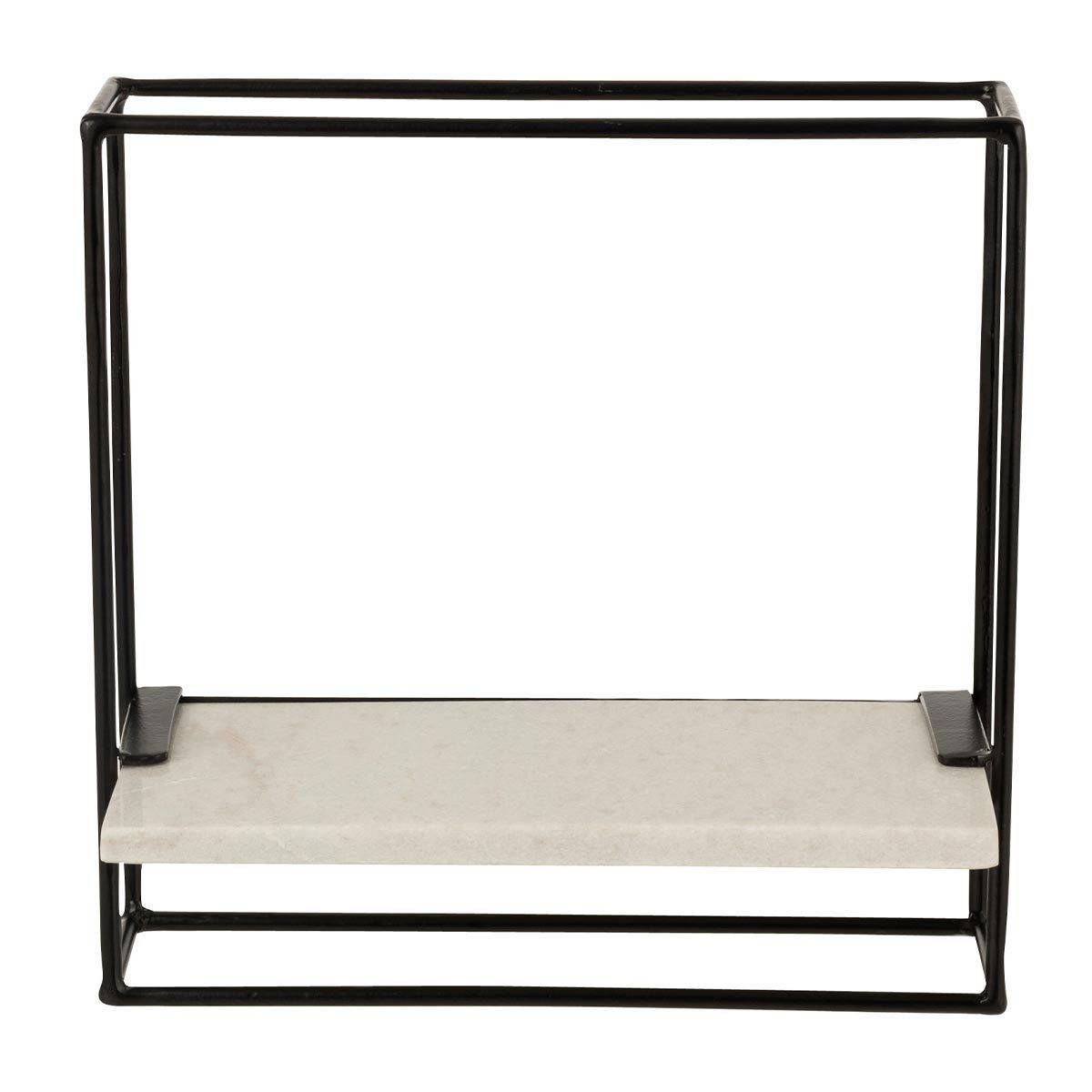 Étagère Murale "1 Plateau" 35cm Noir & Blanc - Image 2