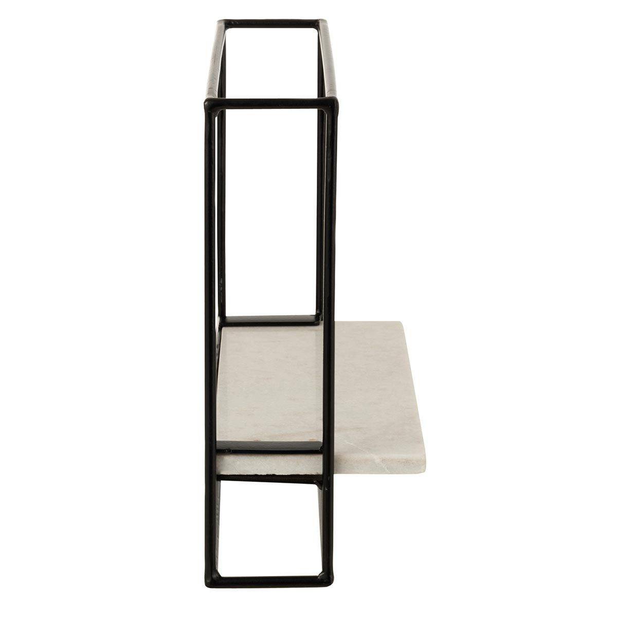 Étagère Murale "1 Plateau" 35cm Noir & Blanc - Image 3