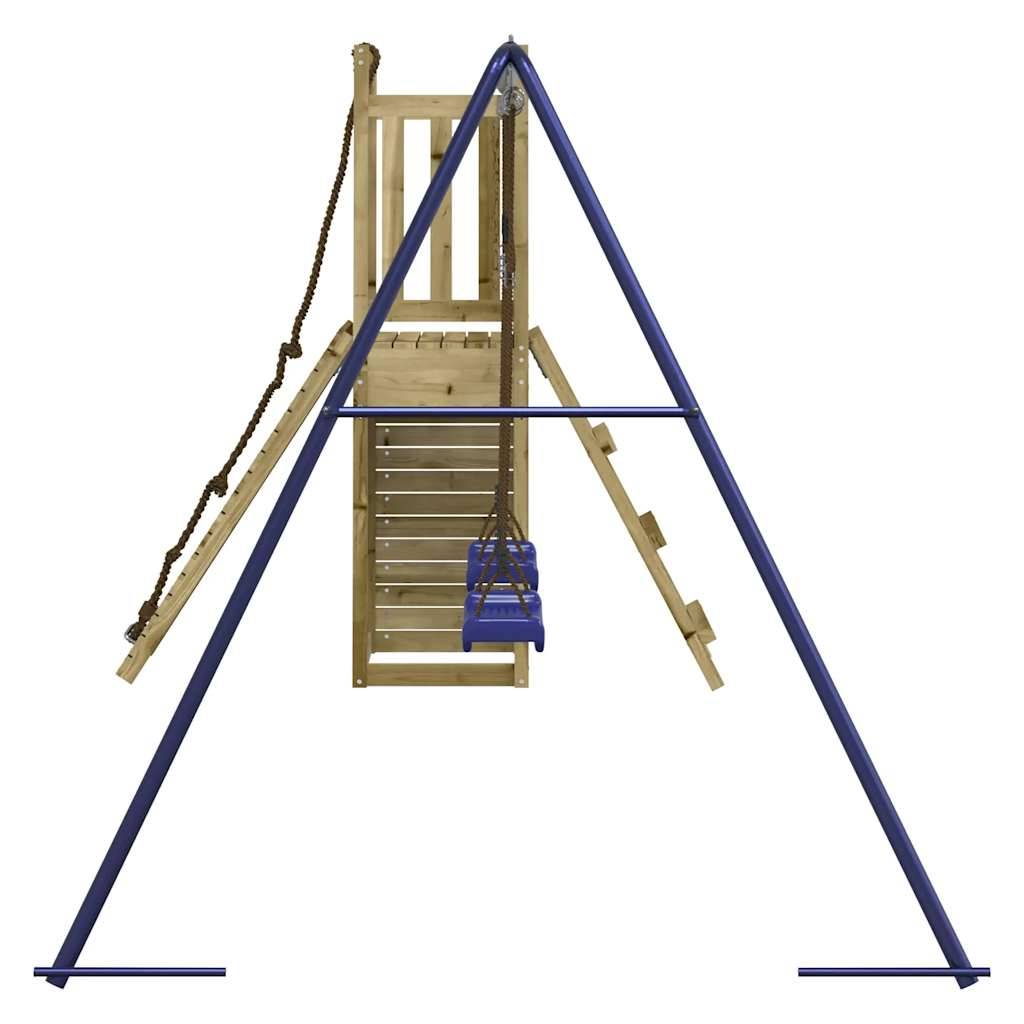 Aire de jeux d'extérieur - Jeu Plein air enfant bois de pin imprégné-JU1491 - Image 5