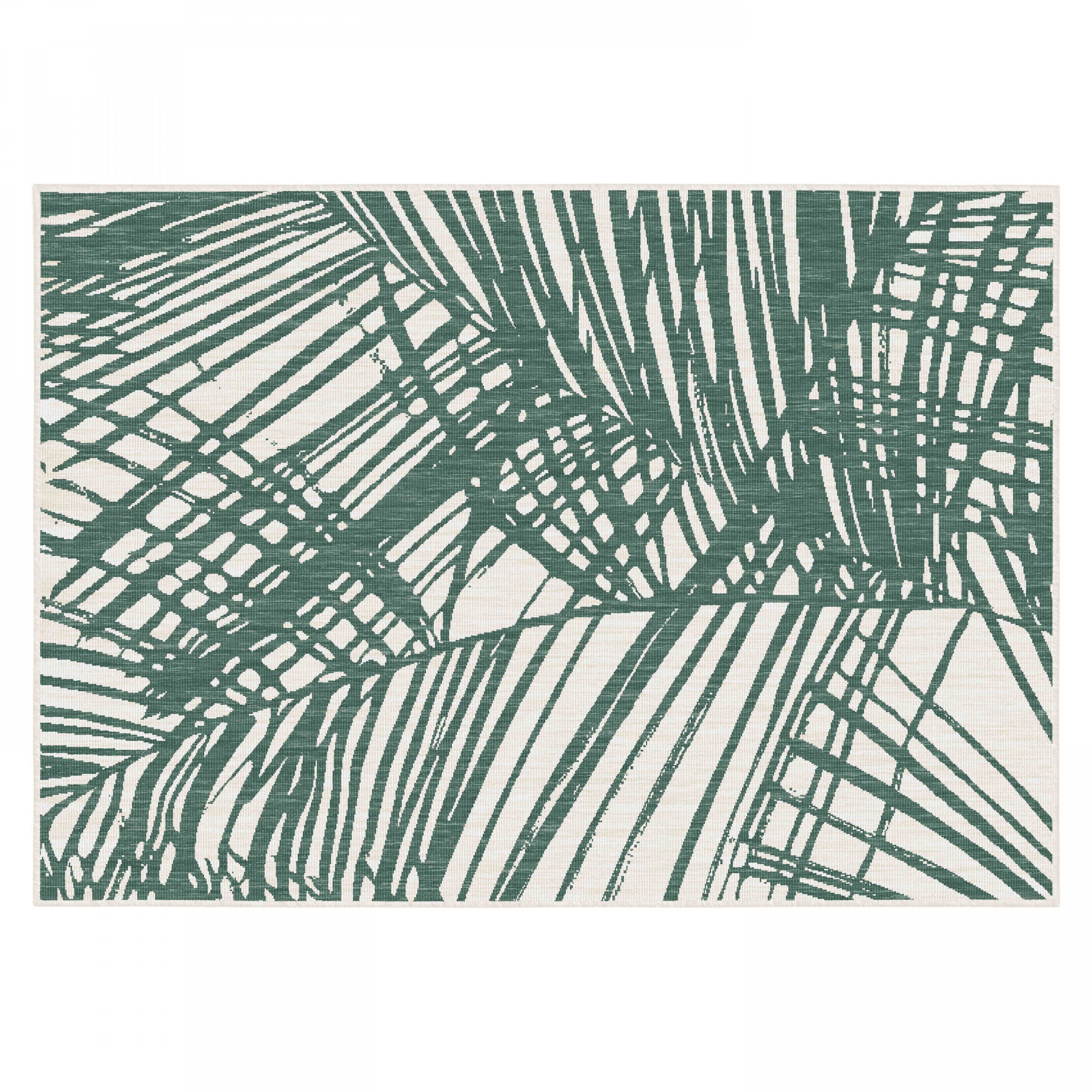Oviala - Tapis d'extérieur en polypropylène 200 x 290 cm vert Palmio - Oviala - Image 1