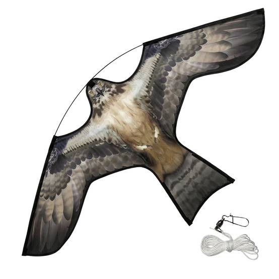 Cerf volant anti oiseaux effaroucheur sans mat Faucon modele E - Image 1