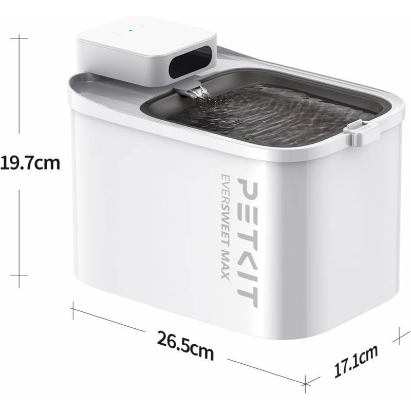 Petkit - Petkit EVERSWEET MAX UVC Fontaine à eau connectée pour animaux, 3L, 83jours d'autonomie Petkit - Image 8
