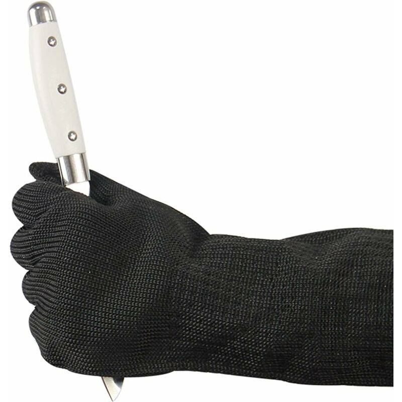 Gants de travail (taille/35-40CM) résistants aux morsures, gants de manutention d'animaux résistants aux morsures pour le soudage, gants de protection - Image 5