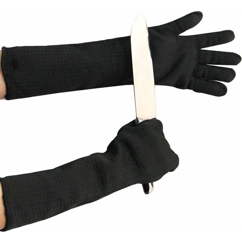 Gants de travail (taille/35-40CM) résistants aux morsures, gants de manutention d'animaux résistants aux morsures pour le soudage, gants de protection - Image 4