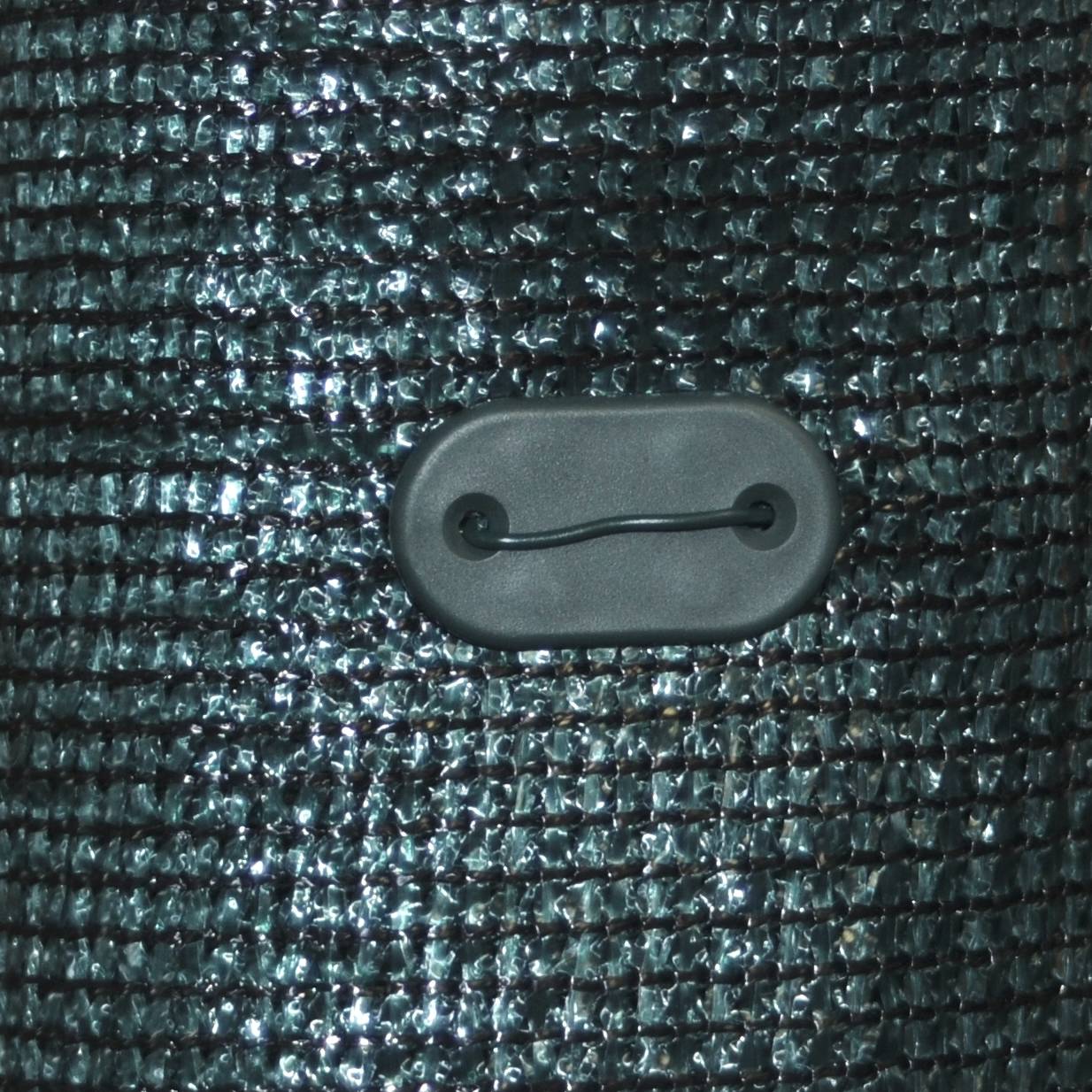 Kit de fixation Brise-vue - 26 pastilles + 4m de fil Vert et Gris 1 kit - Image 2