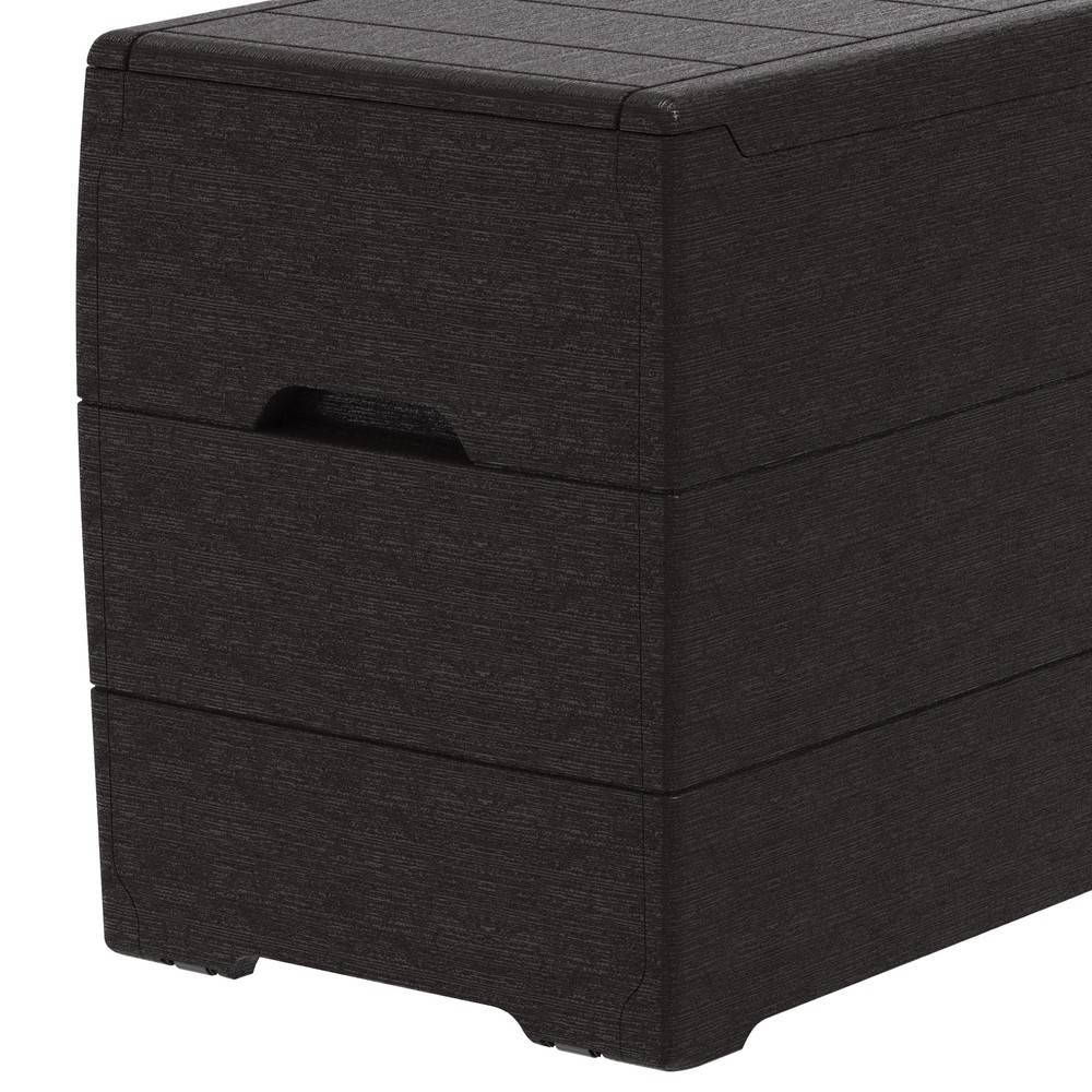 Duramax - Coffre de jardin en résine 270L - Marron Duramax - Image 3