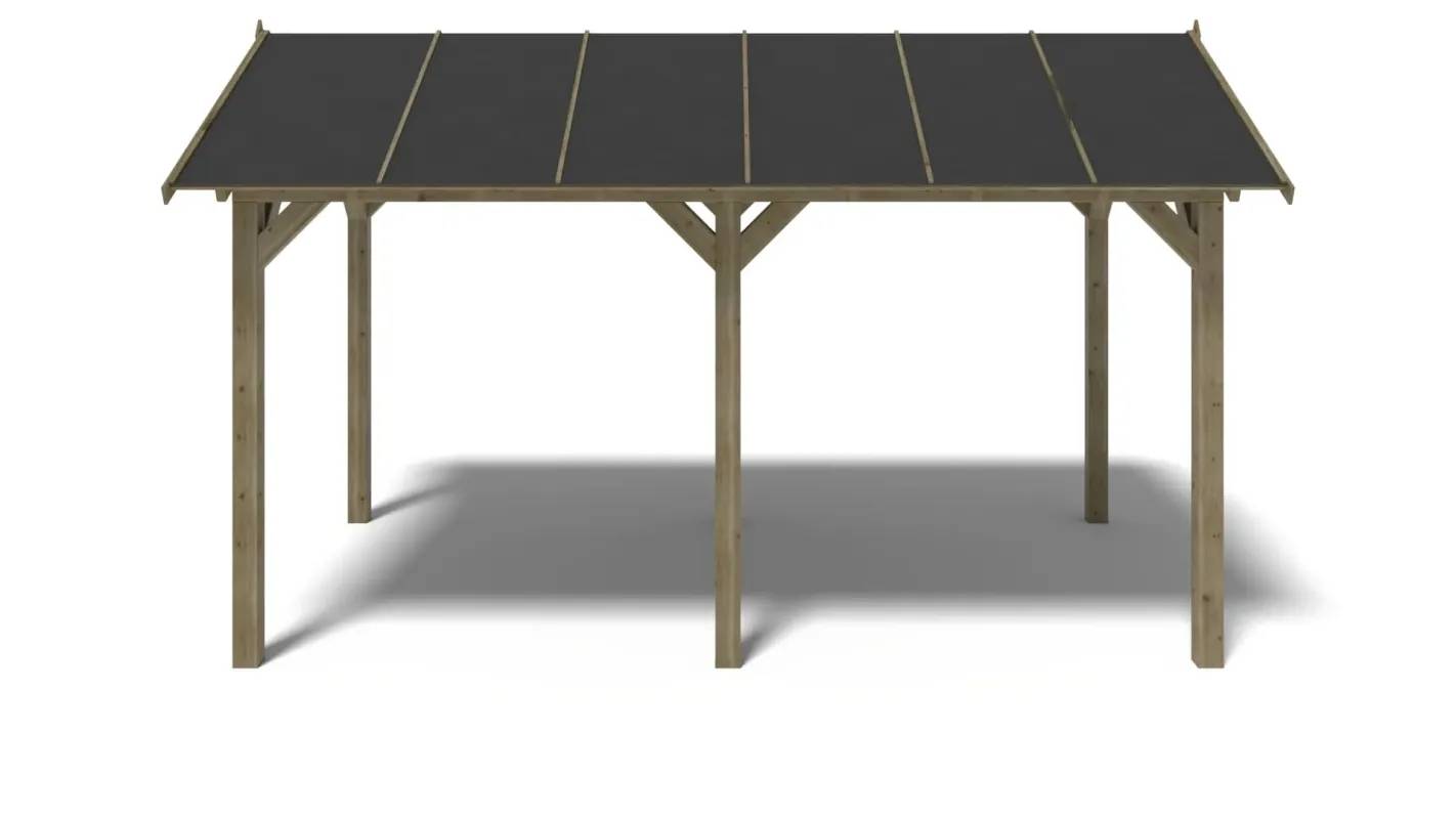 Altanka - Pergola de jardin 5x3.06m - traité - ALT37 - Image 4