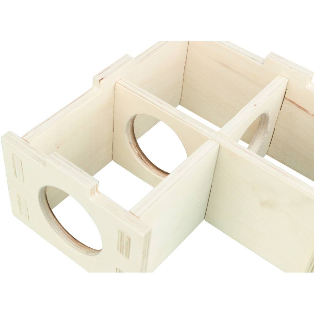 Trixie - Maison emboitable 3 chambres 25 x 10 x 25 cm pour souris, hamsters - Image 7