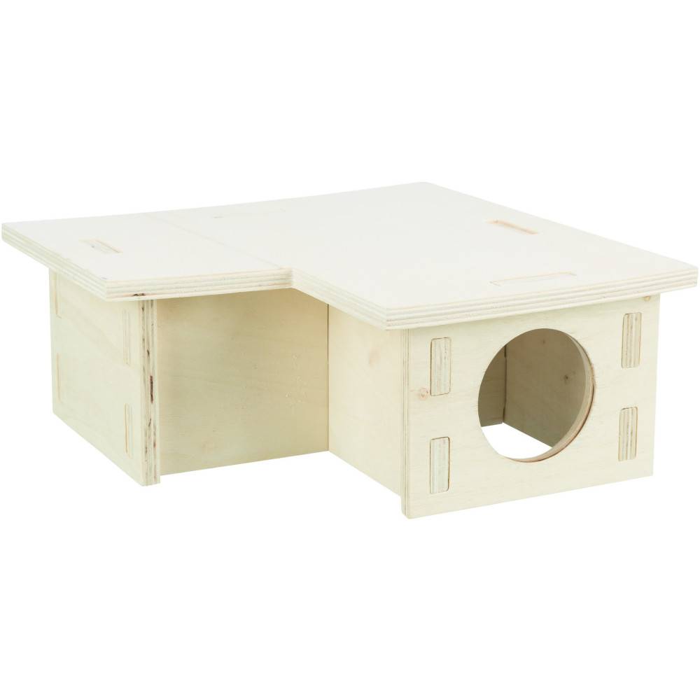 Trixie - Maison emboitable 3 chambres 25 x 10 x 25 cm pour souris, hamsters - Image 1