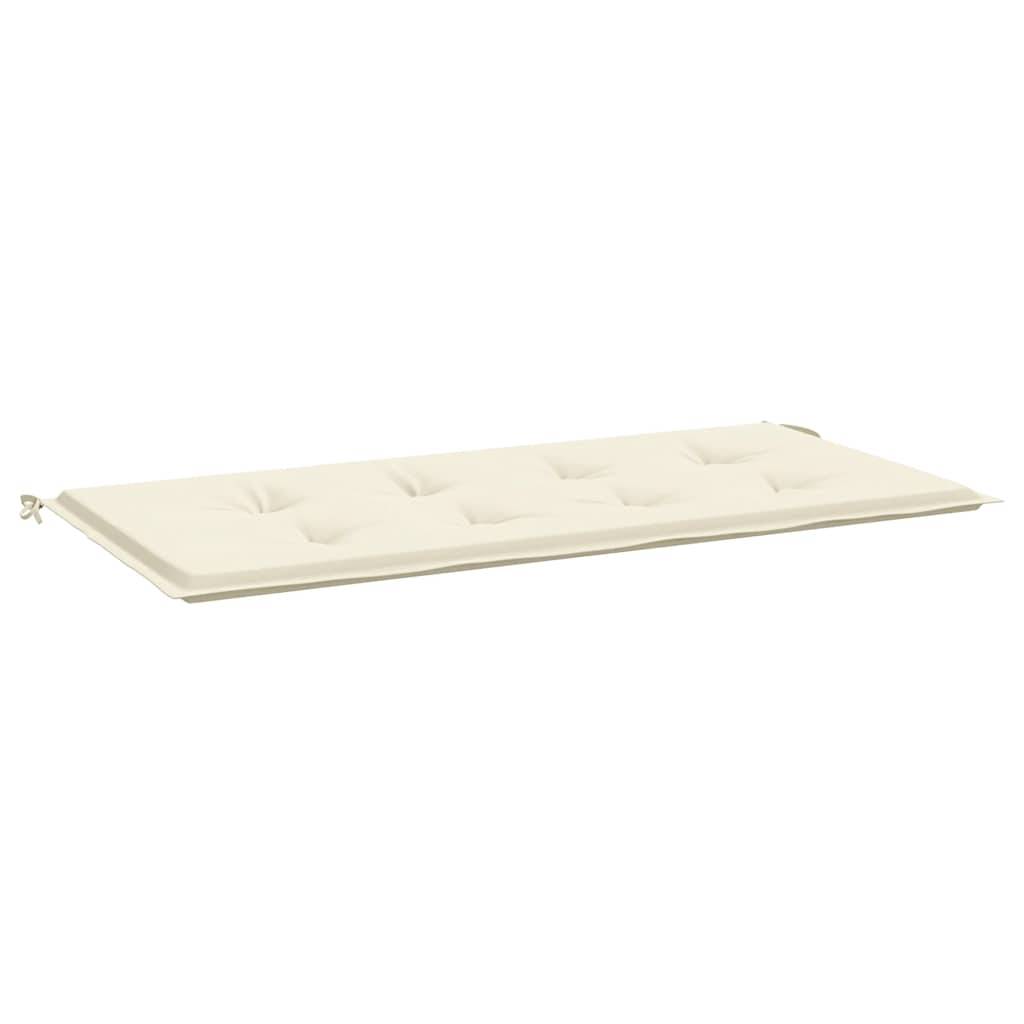 PANGIVO - Coussin de banc de jardin tissu Oxford crème 120 x 50 x 3 cm - PANGIVO - Image 2