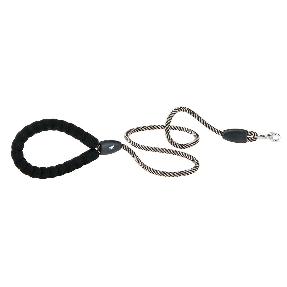 Ferplast - Laisse pour Chiens SPORT EXTREME G8/120, Longe en Nylon Robuste, Poignée Rembourrée Confortable, Marron-Noir - Image 1