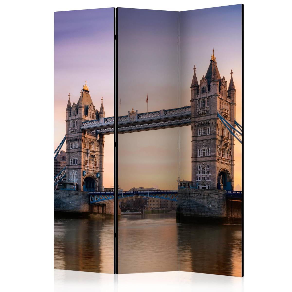 Paravent 3 Volets "Bridge at Sunset" 135x172cm - Image 1