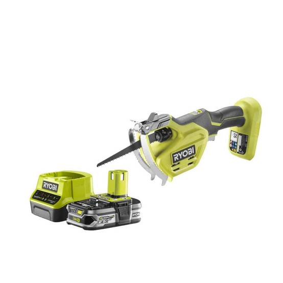 Ryobi - Pack RYOBI Elagueur à main 18V One+ RY18PSA-0 - 1 Batterie 2.5Ah - 1 Chargeur rapide RC18120-125 - Image 1