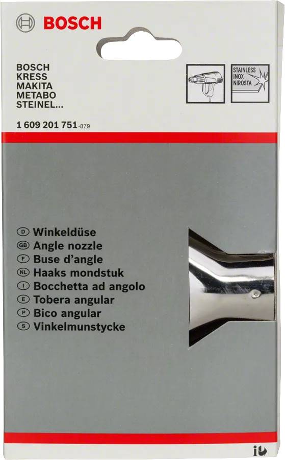 Bosch - Buse coudée 80 mm pour décapeur thermique BOSCH 1609201751 - Image 2