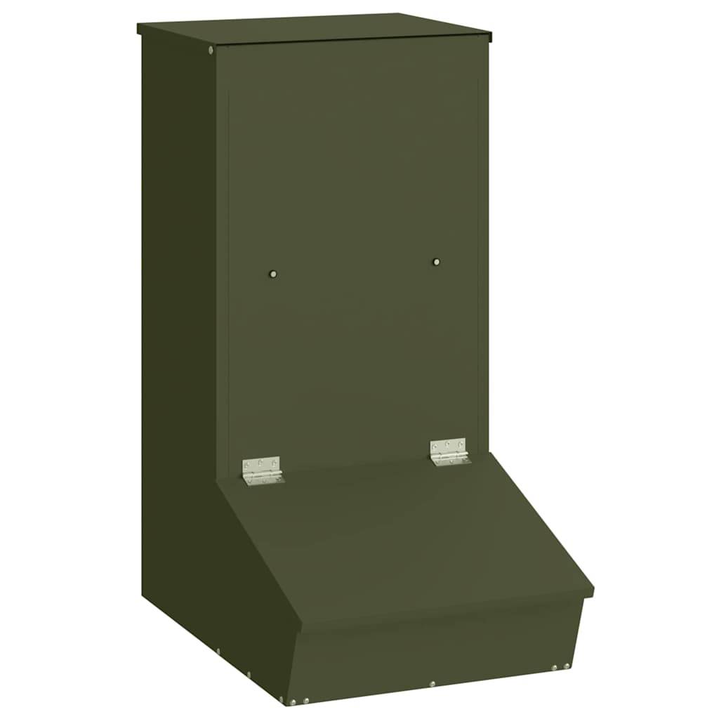 Vidaxl - Distributeur de porcs Vert olive 55 x 38 x 76 cm vidaXL 874637 - Image 2
