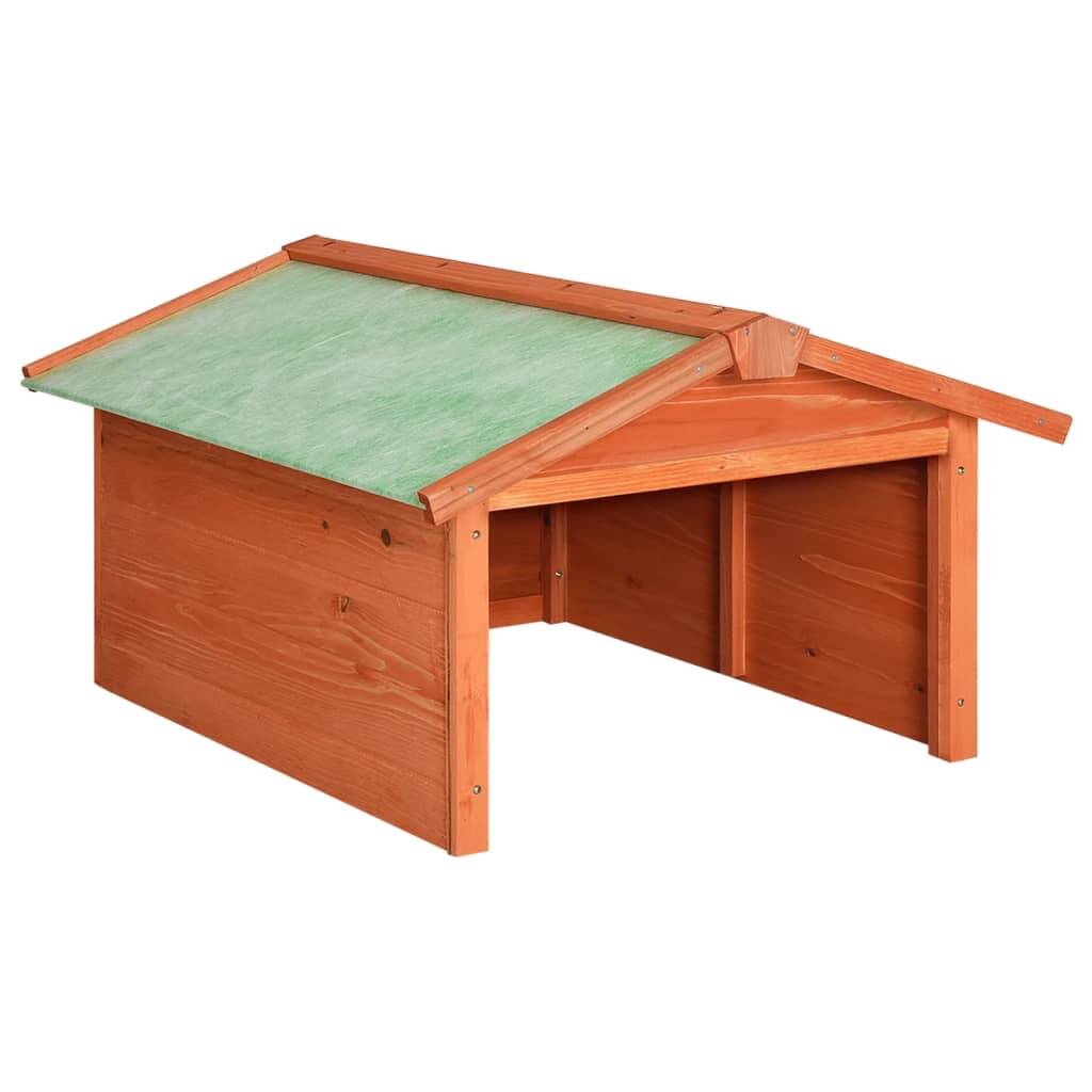 Abri pour tondeuse robot bois de sapin naturel 87 x 72 x 50 cm - PANGIVO - Image 2