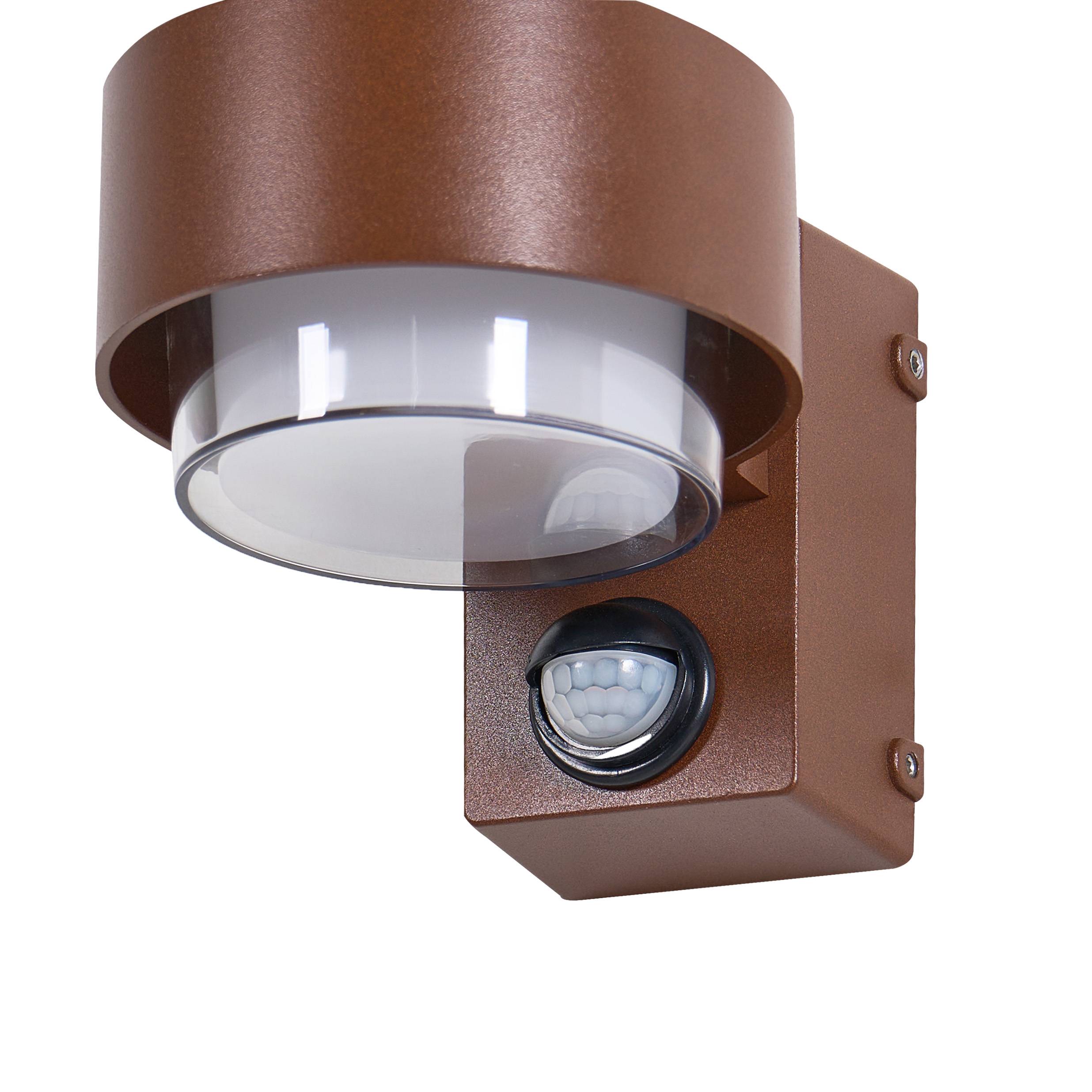 Beliani - Lampe murale pour l'extérieur Aluminium Marron GOVIA - Beliani - Image 6