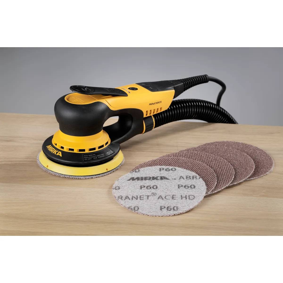 Ponceuse orbitale Deros II 5650 - Ø 125/150 mm - MIRKA - avec coffret de rangement - MID5650404CA - Image 8