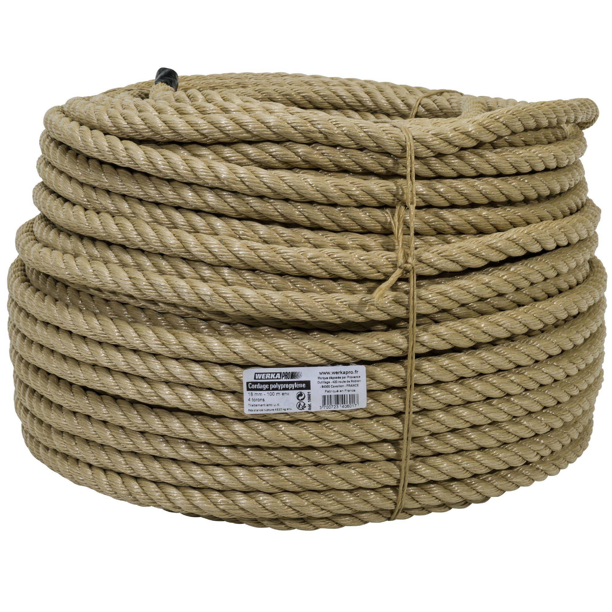 Corde polypropylène WERKA PRO  Ø18mm x 100m - Image 3