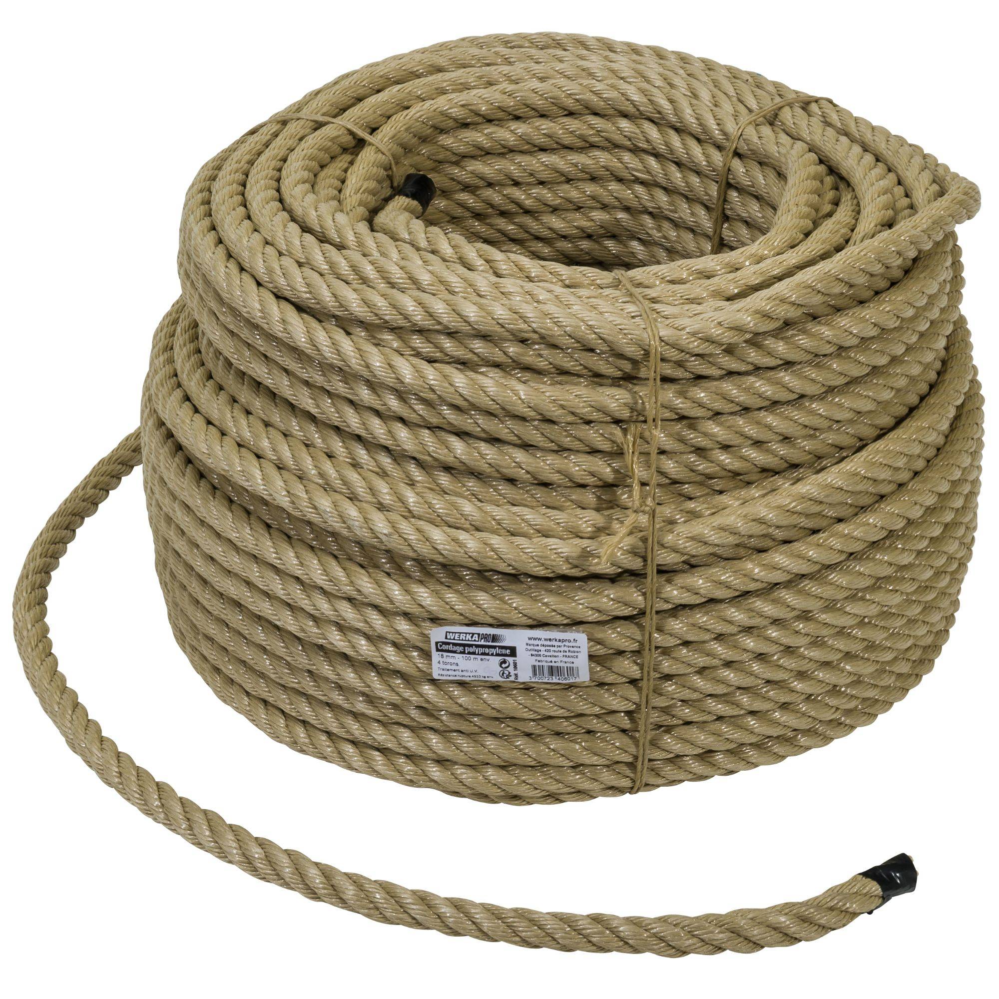 Corde polypropylène WERKA PRO Ø18mm x 100m - Image 4