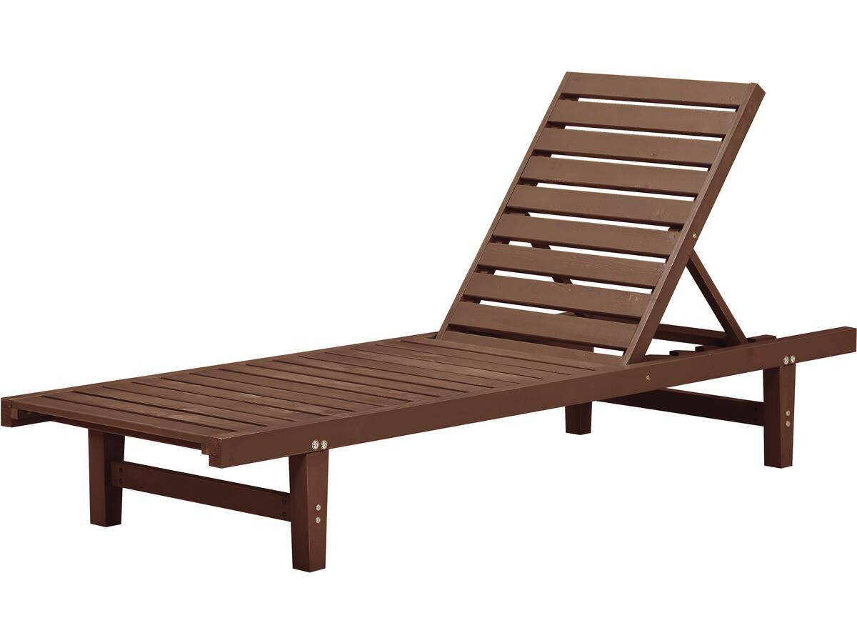 Habitat Et Jardin - Bain De Soleil En Bois "rawai" - Marron -habitat Et Jardin - Image 1