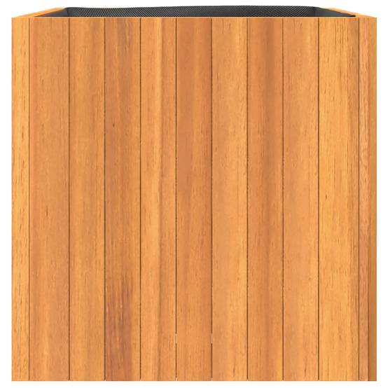 Jardinière bois d'acacia naturel 45 x 45 x 45 cm - PANGIVO - Image 5