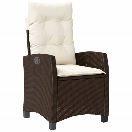 ComfortXL - Table et Chaises de Jardin 4 Personnes Inclinables 140cm Marron – ComfortXL Outdoor Living - Image 5