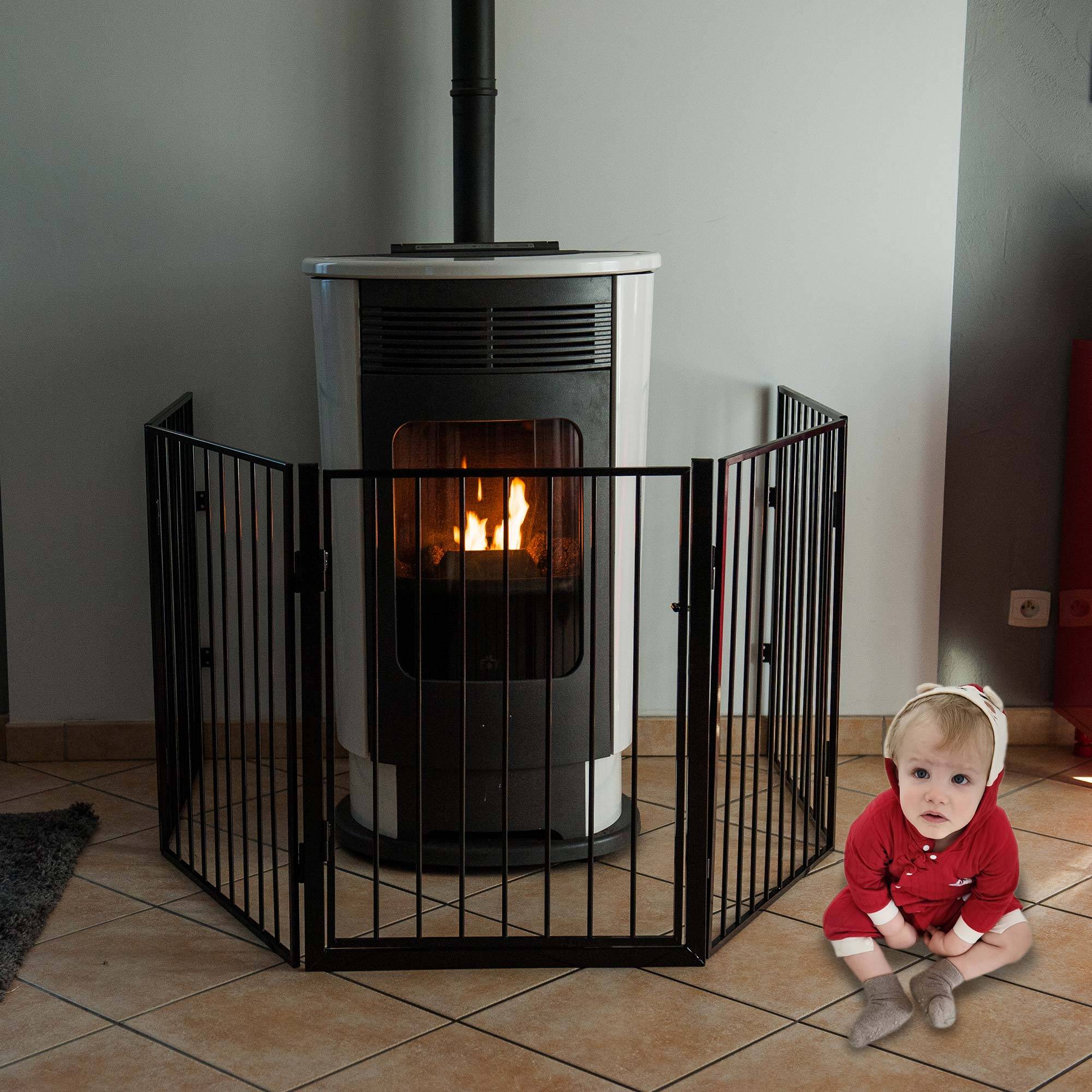 Barrière de protection en métal WERKA PRO 5 panneaux 300cm - Image 2