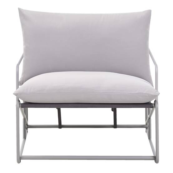 Chaise de jardin Acier Gris PONTE - Beliani - Image 5