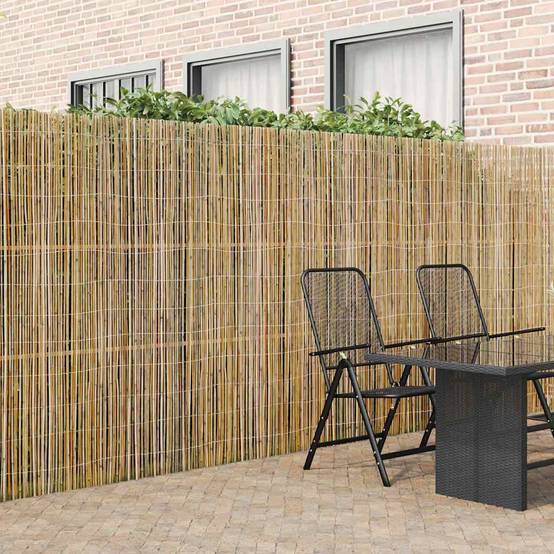 Clôture en bambou naturel 500 x 180 cm - PANGIVO - Image 1
