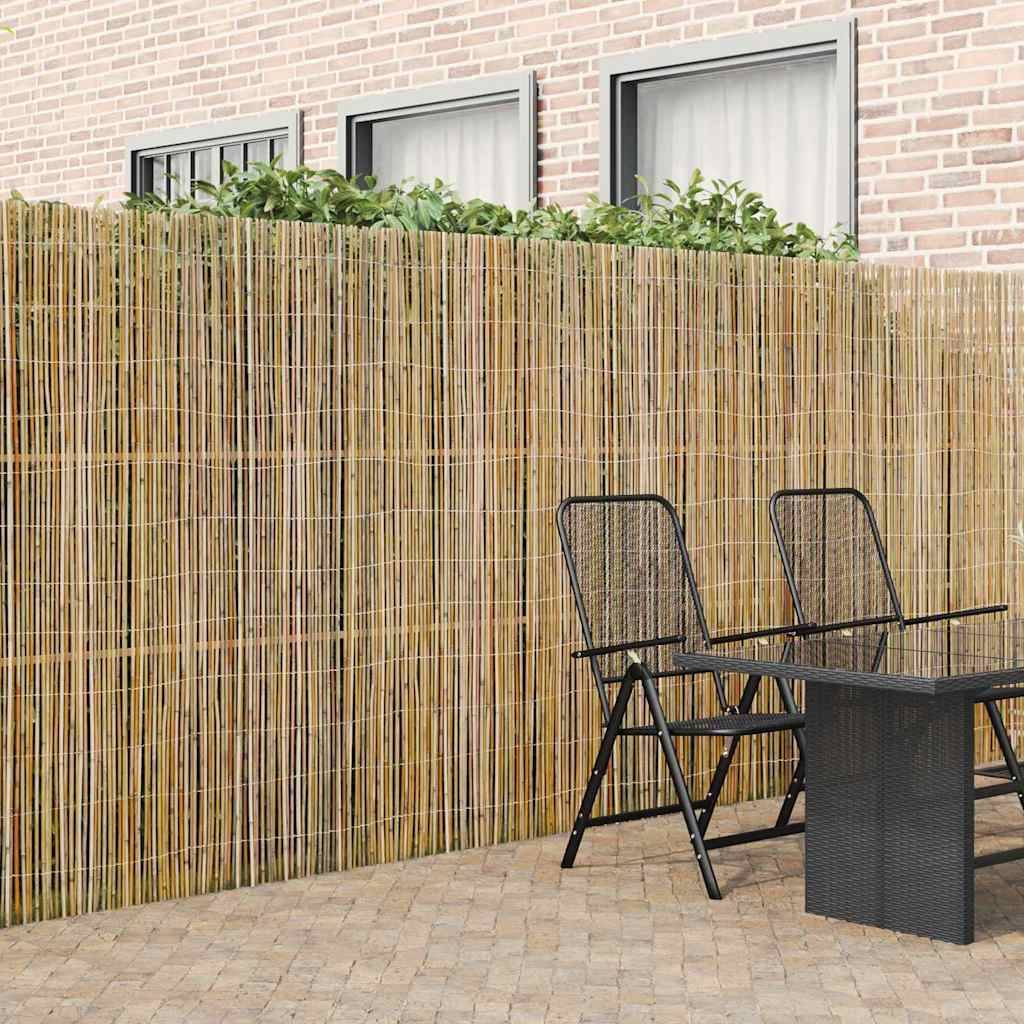 Clôture en bambou naturel 500 x 180 cm - PANGIVO - Image 1