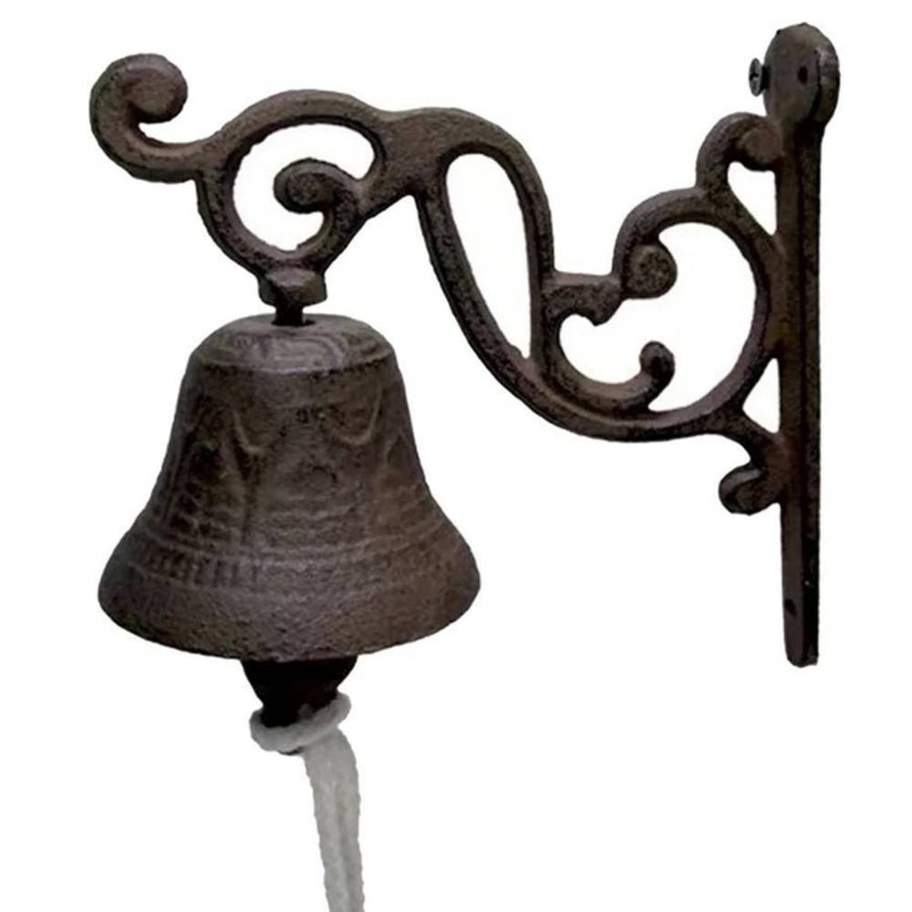 Cloche Murale- Vintage Fonte pour Porte Entrée Extérieur et Jardin - Living123 - Image 1
