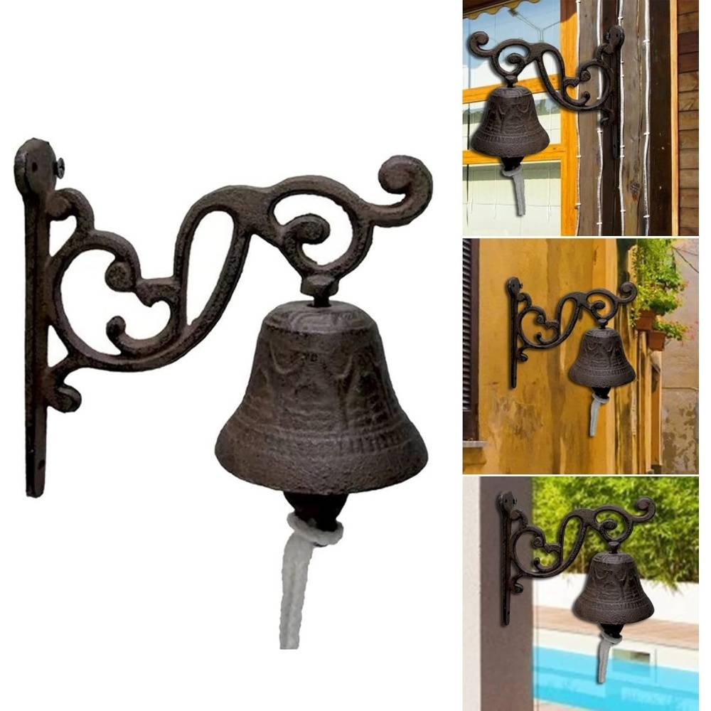 Cloche Murale- Vintage Fonte pour Porte Entrée Extérieur et Jardin - Living123 - Image 6