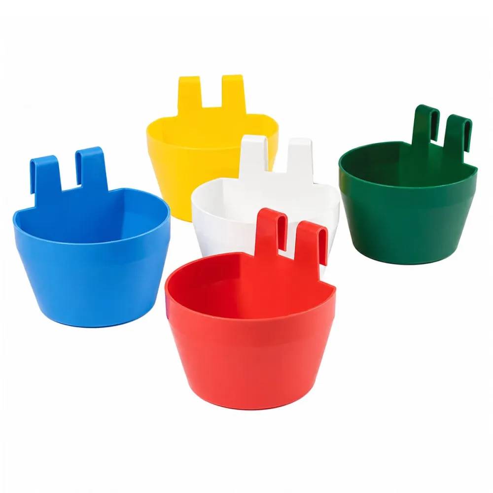 Mangeoire de cage plastique cup 190 ml lot de 10 - Image 2