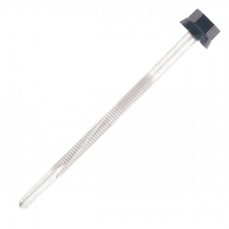 Vis bac acier SCELL-IT sommet nervure Support métal IPN - Ø6 x 120 mm - TH12 - Neutre - Sachet de 100 - ZTP-60120 - Image 1