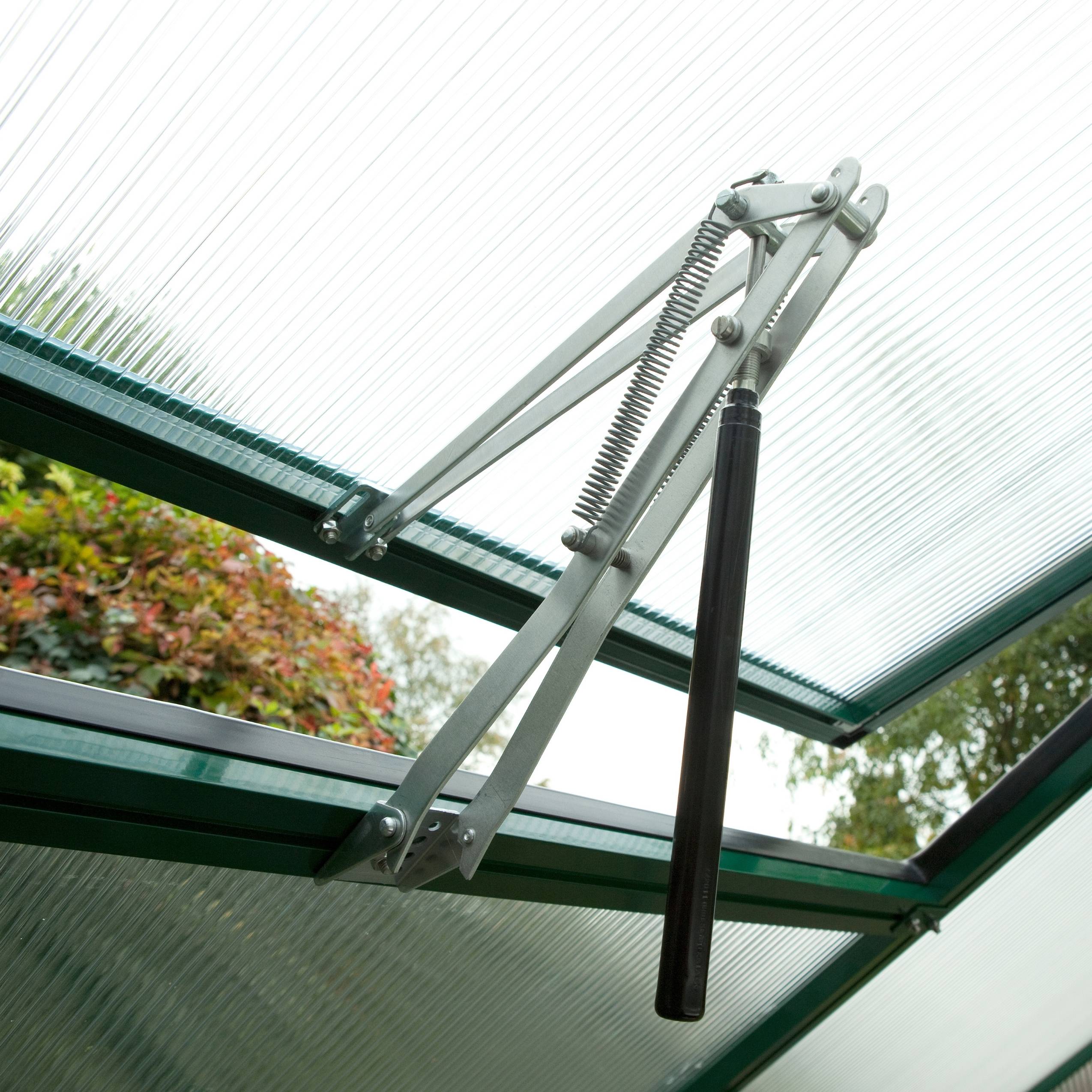 Serre de jardin 8,01m² Enzian IV,aluminium brut et polycarbonate. KGT - Image 5